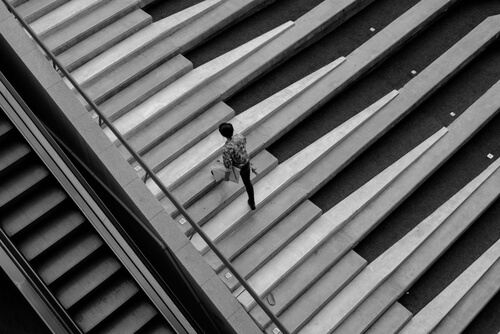 Escalera piano