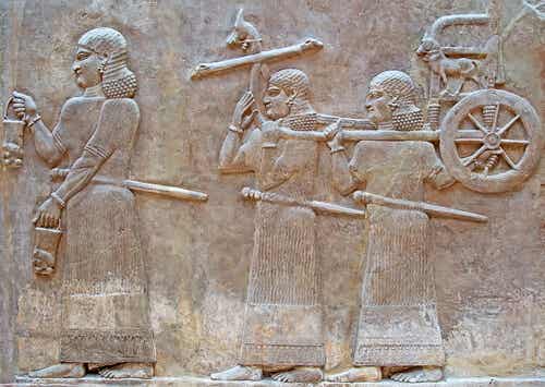 Mural de sumerios