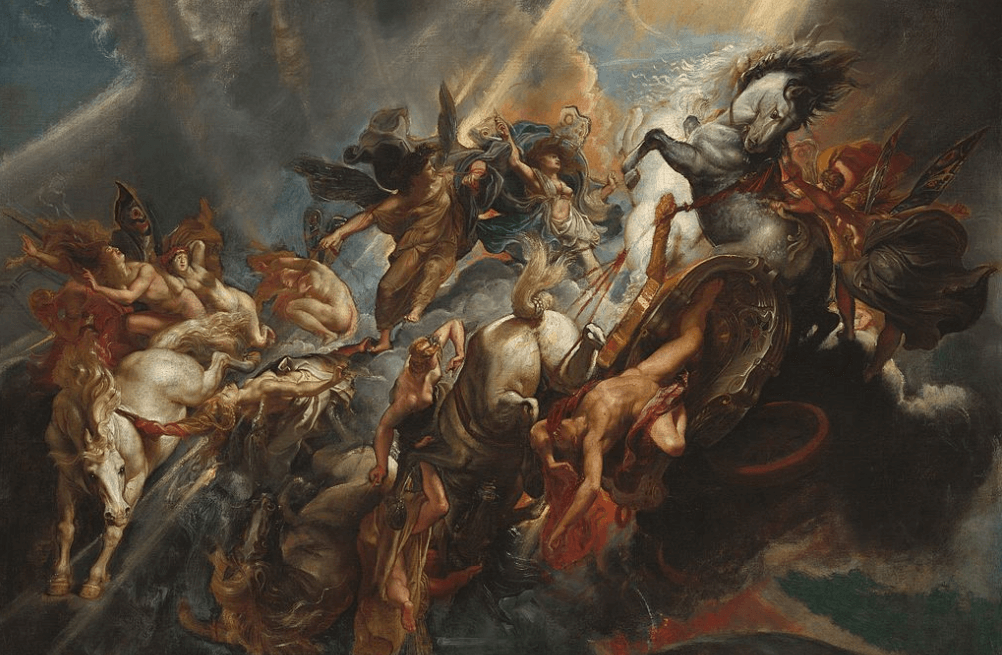 La caída de Phaeton de Rubens