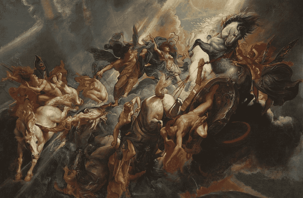 La caída de Phaeton de Rubens
