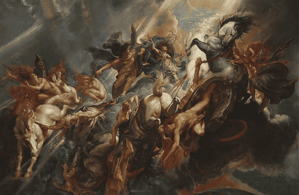La caída de Phaeton de Rubens