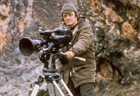 Félix Rodriguez de la Fuente con cámara