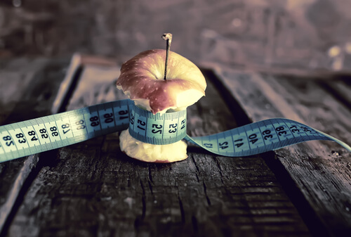 Manzana con metro