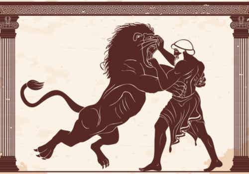 Illustrazione del mito di Ercole.
