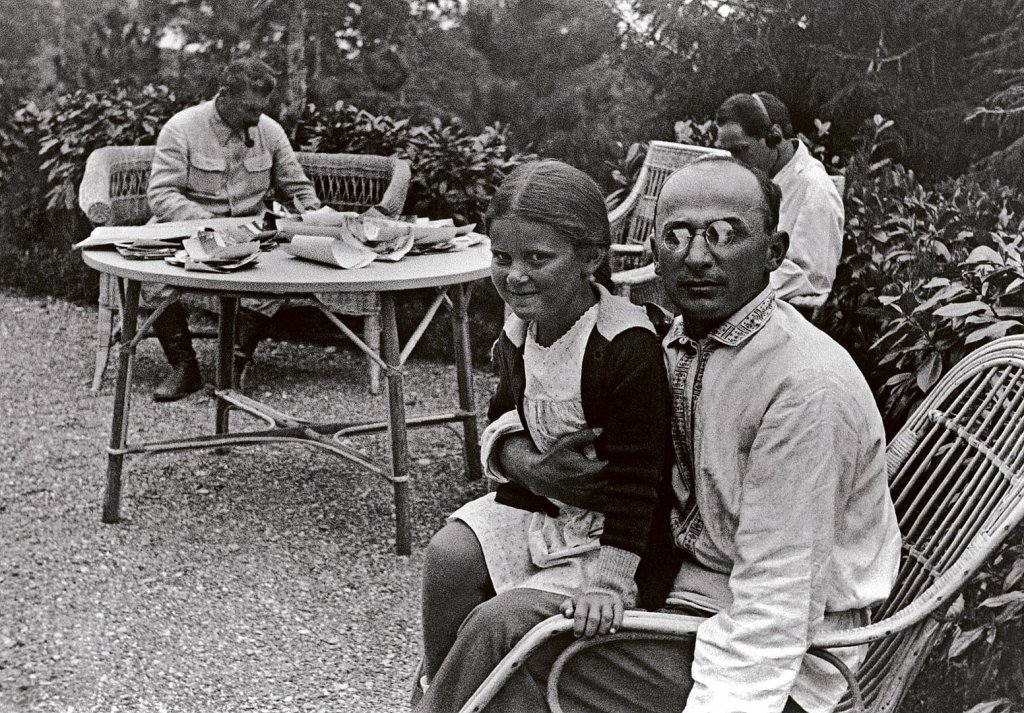 Svetlana Alliuyeva con su familia