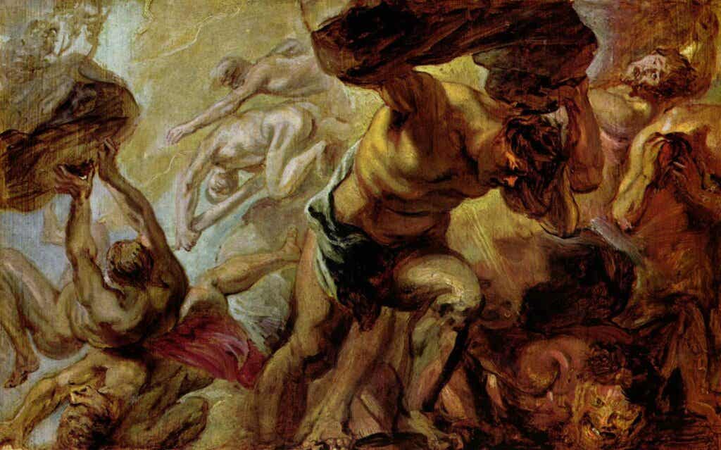La caída de los titanes de Rubens