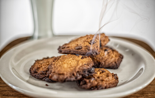 Galletas quemadas