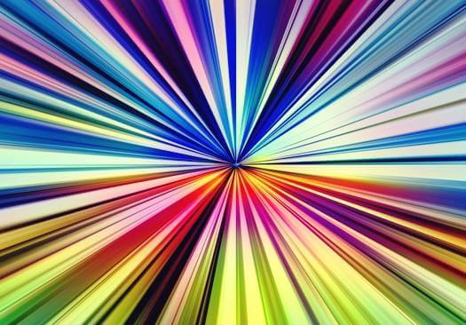 luces representando la percepción divergente