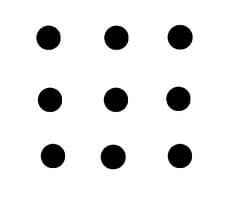 Problema de los nueve puntos