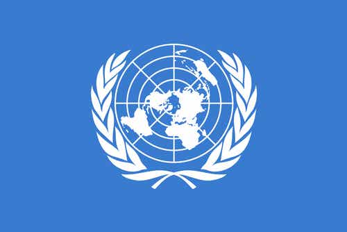 La bandera de las Naciones Unidas
