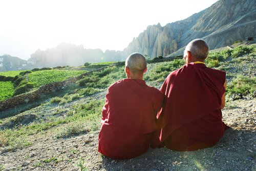 Monjes tibetanos