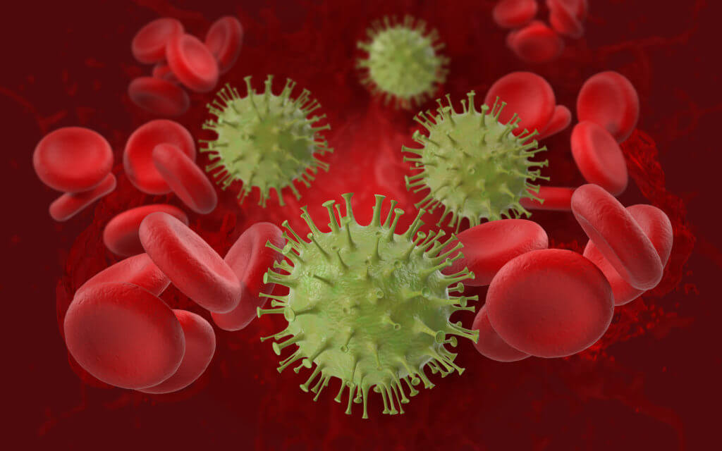 Células representando que el coronavirus también puede causar efectos neurológicos
