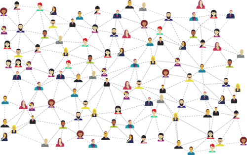 Personas conectadas representando que la empatía es más necesaria que nunca