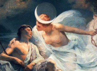 El mito de Selene, la diosa luna