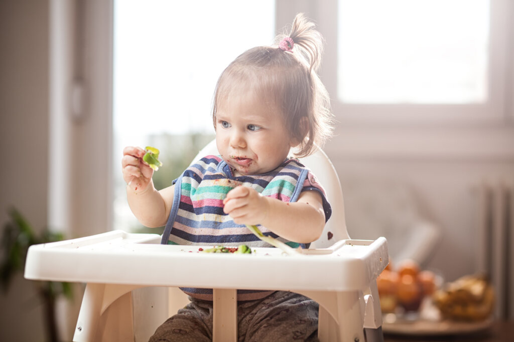 Baby eating