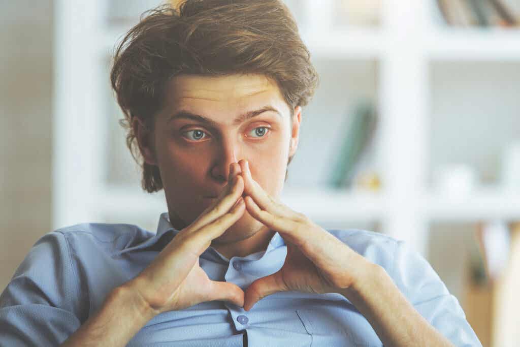 Man thinking worried about afantasy