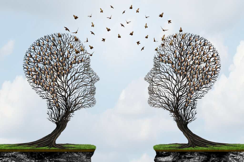 trees representing the metaphor of Lete and Mnemosyne