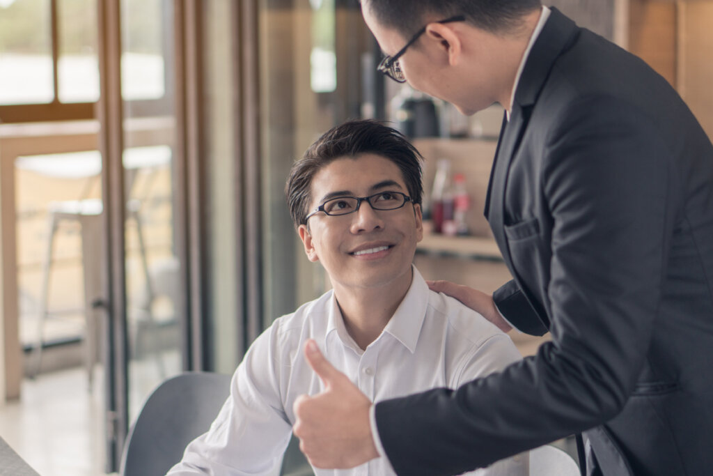 Employé avec patron