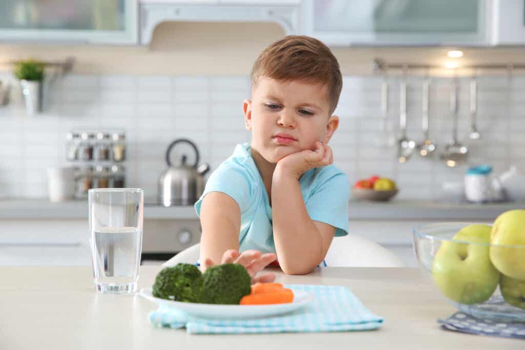 Niños sin ganas de comer con fobias alimentarias