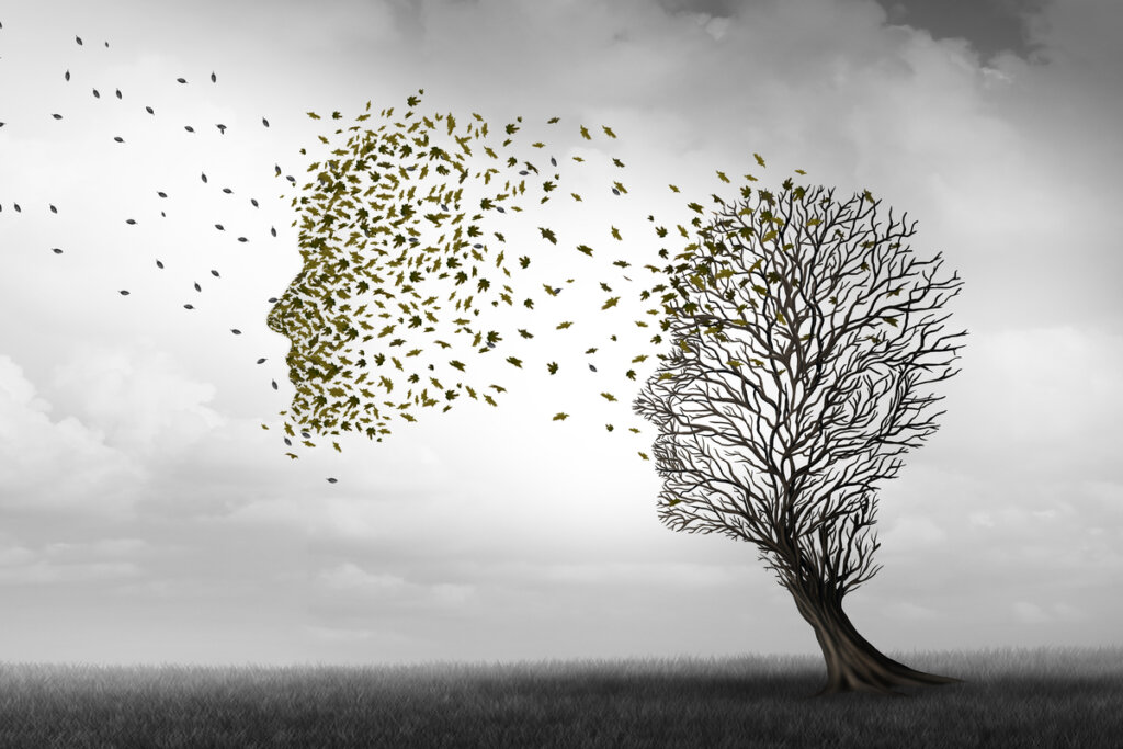 Árbol con forma de cabeza humana simbolizando el dasein