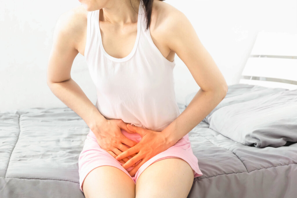 Mujer con vulvodinia