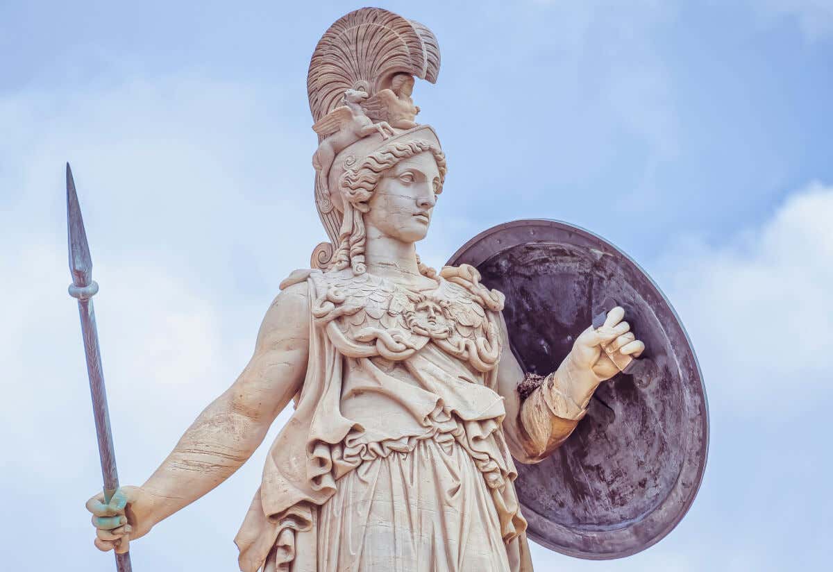 Atenea, diosa griega.