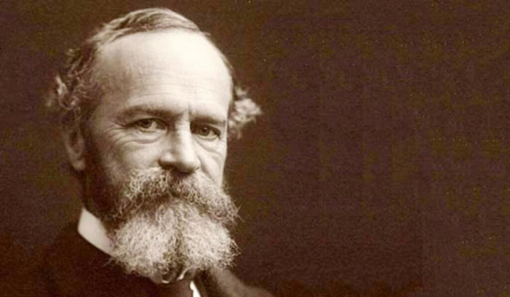 William James pensando en la formula para potenciar la autoestima