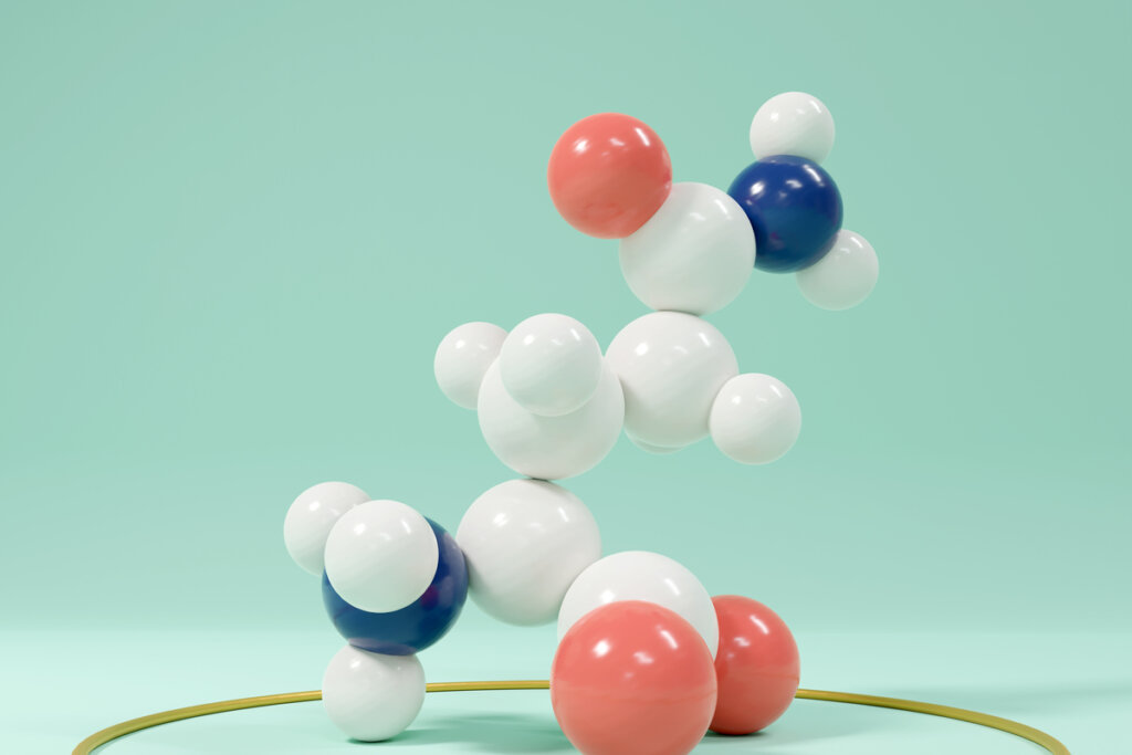 Molécula de glutamina