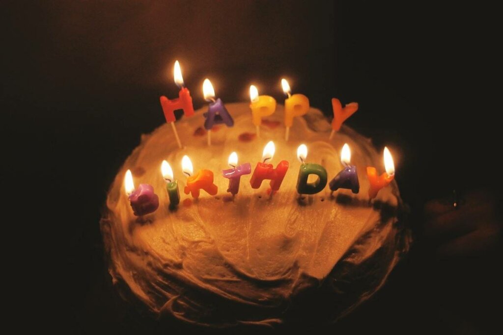 Cake, representing ways to say happy birthday.