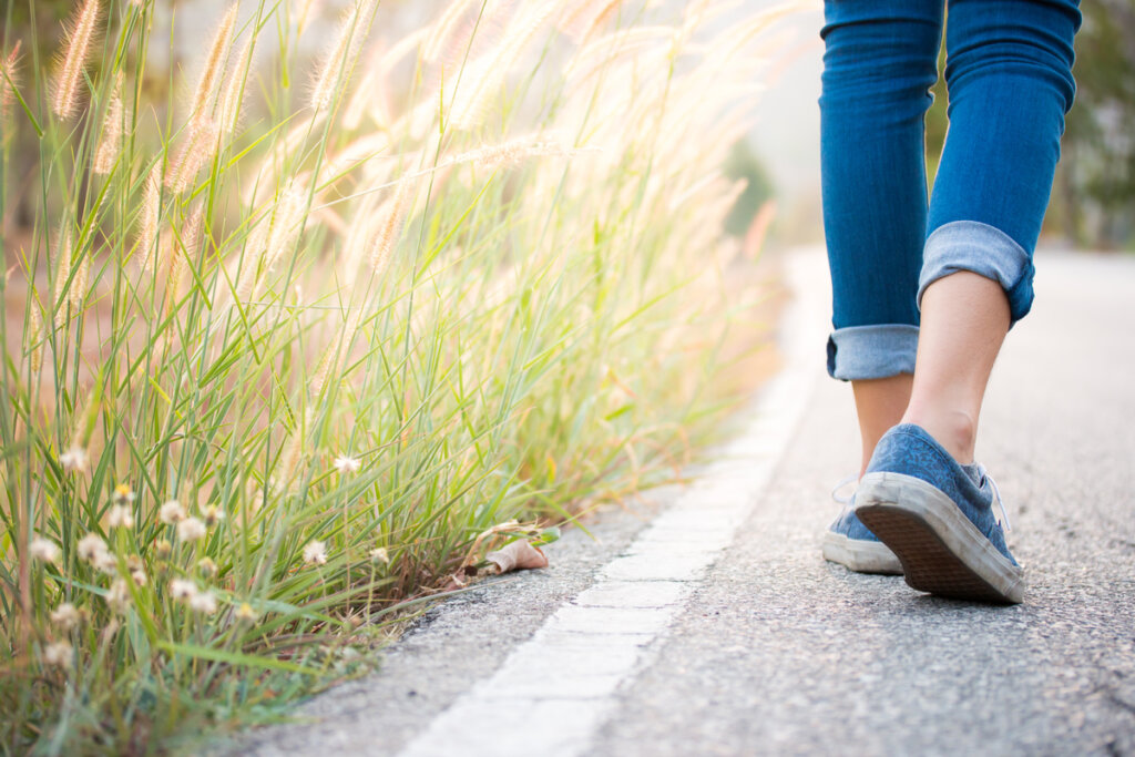 Woman walking