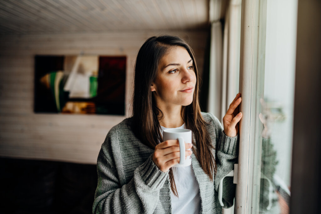 Woman thinking about how easy it is to revert to bad habits