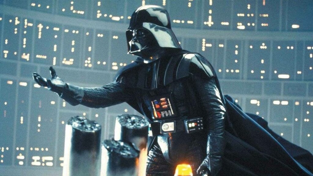 Darth Vader simbolizando las frases de Star Wars
