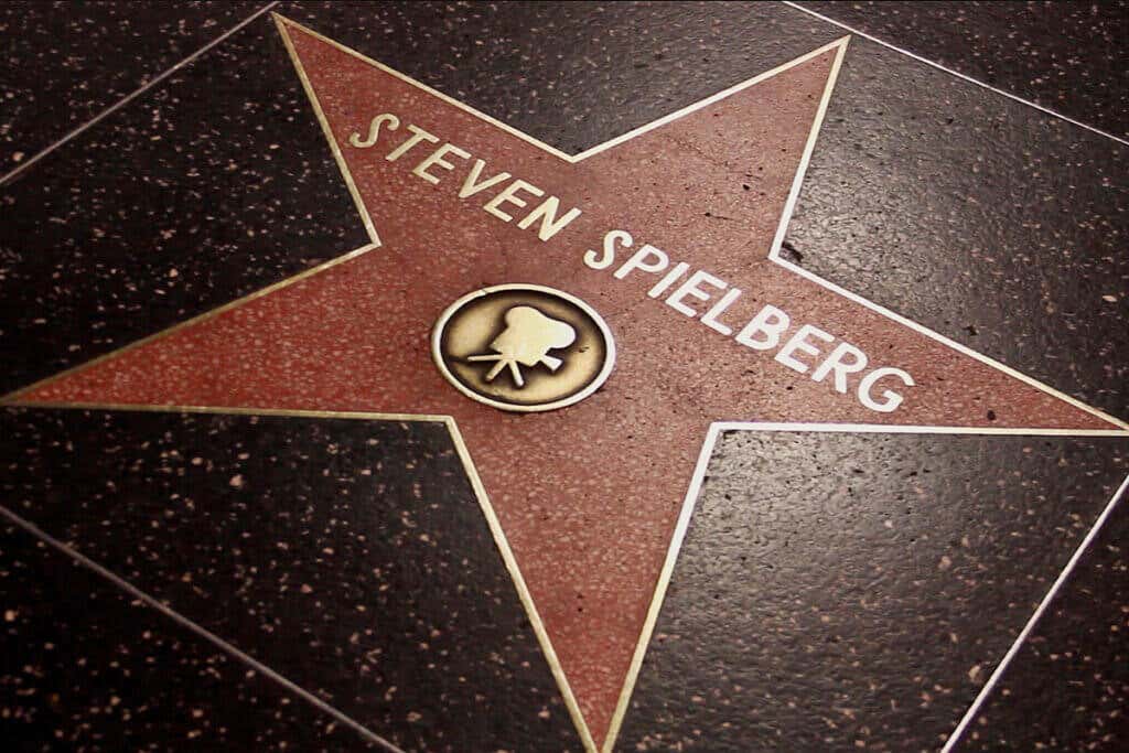 Estrela de Steven Spielberg em Hollywood.