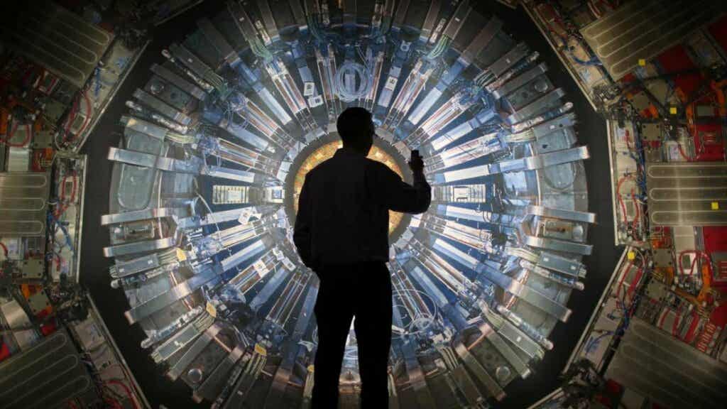 Teilchenbeschleuniger, um das Higgs-Boson zu sehen