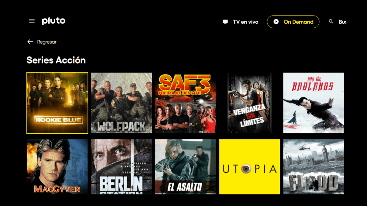 Pluto TV web