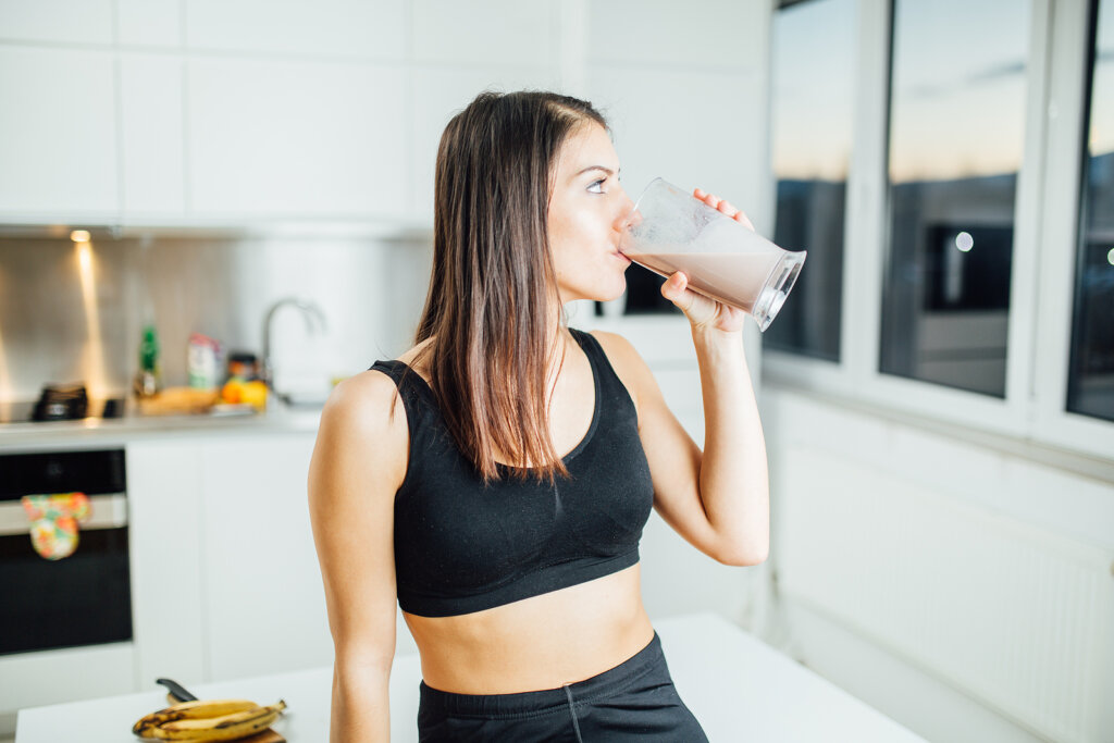 Den smarte maten inneholder noen proteinshakes