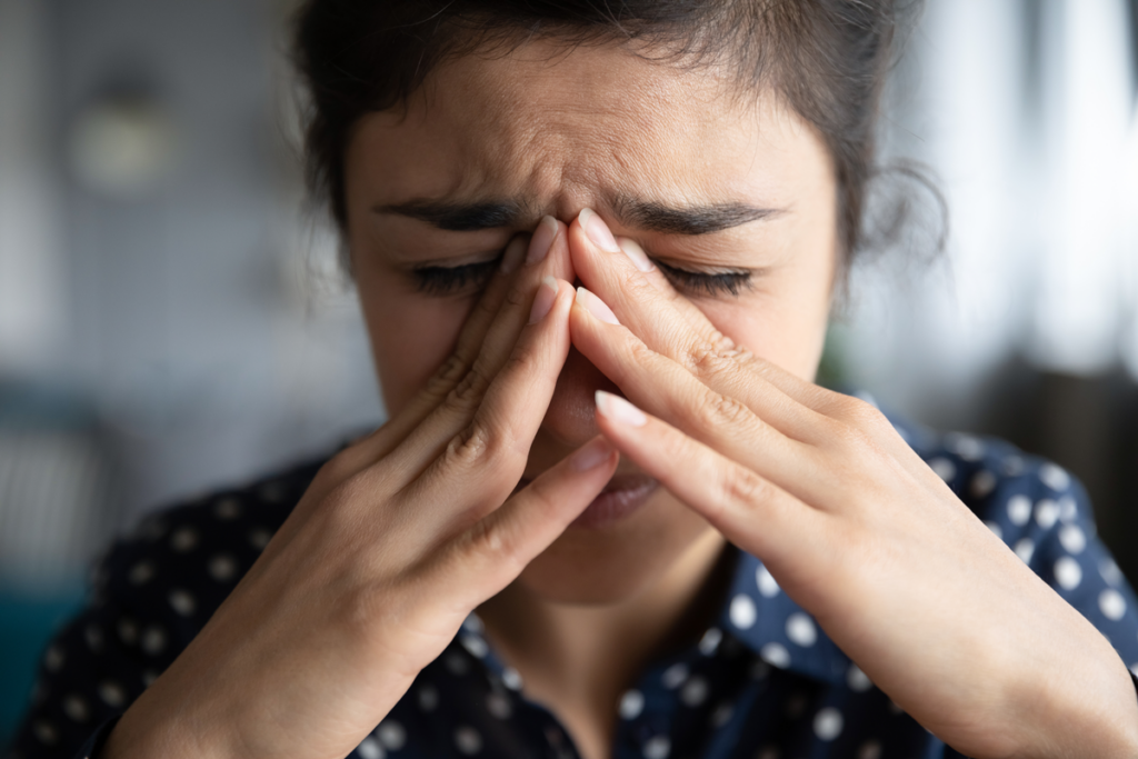 stressed woman