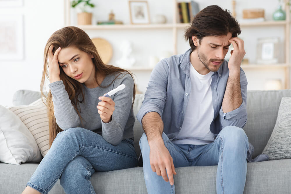 Couple worried about pregnancy