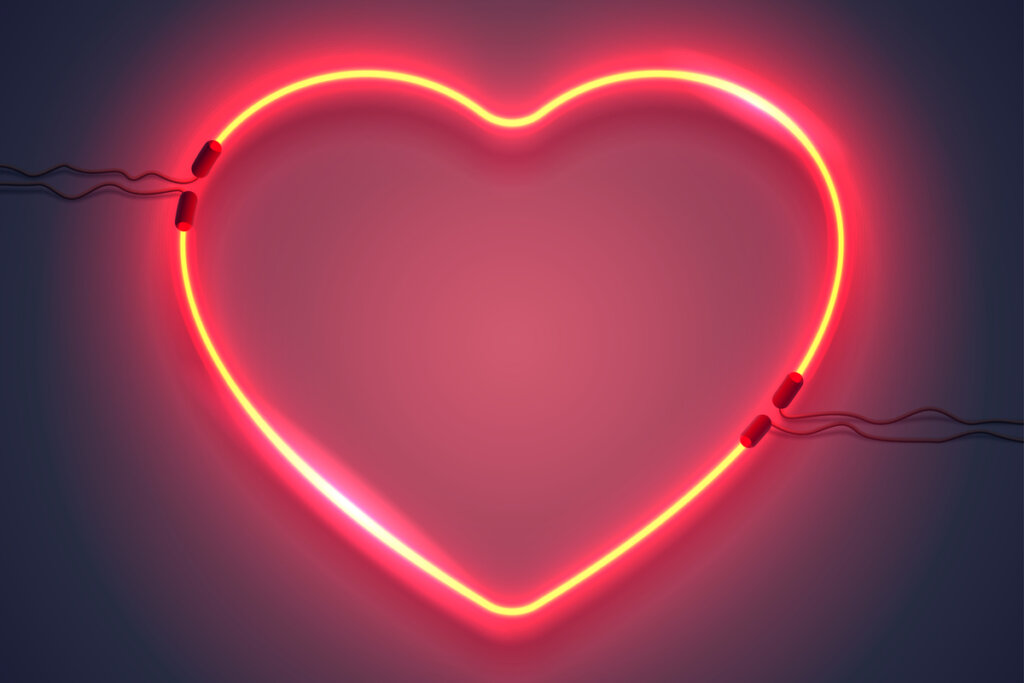 coeur illuminé