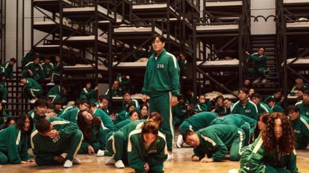 Scene uit Squid Game