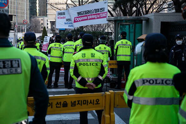 Policía de Corea del Norte.
