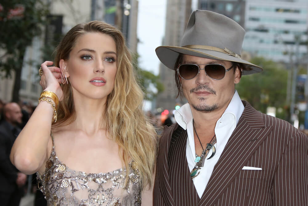 Johnny Depp y Amber Heard.