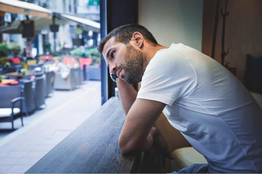 Man thinking why the brain always encounters problems