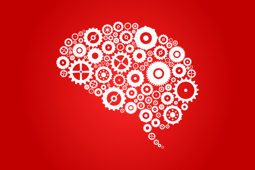 cerebro con mecanismos simbolizando que la motivación está sobrevalorada