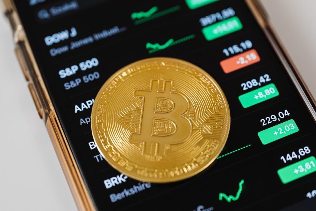 Criptomoneda sobre móvil