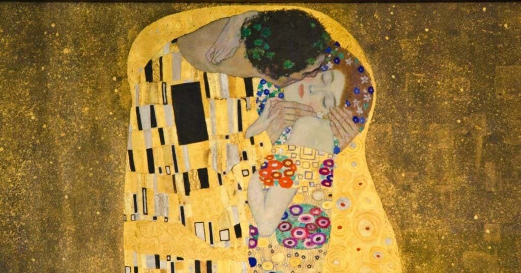Cuadro El beso de Gustav Klimt