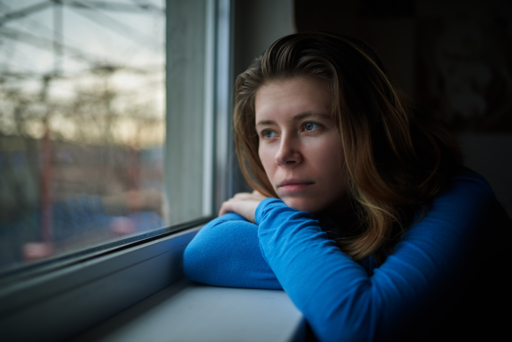 Femme pensant