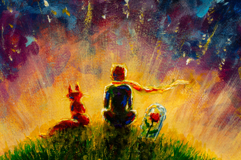 Zorro, principito y rosa