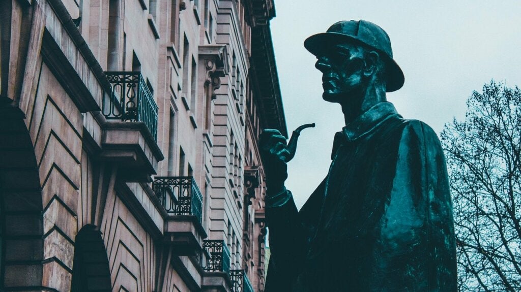Statue von Sherlock Holmes