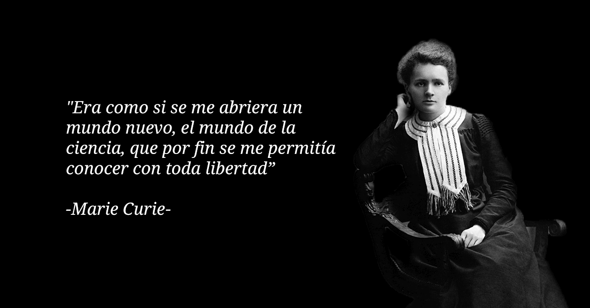 Top 88+ imagen marie curie frases famosas - Abzlocal.mx